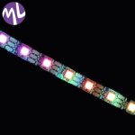 ریسه ال ای دی نواری ws2812 برنامه پذیر و فول کالر تراکم 60 حلقه 5 متری - Image 2