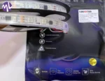 ریسه LED نواری 12ولت مولتی کالر آیسی RGB 2811 تراکم60 IP67 (روکش دار) برند لان استار حلقه 5 متری - Image 4