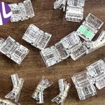 کانکتور بدون نیاز به لحیم کاری بین راهی 10 میل مخصوص ریسه نواری