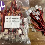 کانکتور بدون نیاز به لحیم کاری 10 میل سر سیم دار مخصوص ریسه نواری