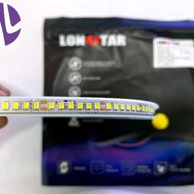 ریسه نواری درایوری لان استار تراکم 180 اصلی چیپ سنان رنگ سفید پشت چسبدار حلقه 20 متری