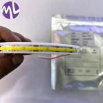ریسه نواری cob تراکم ۳۲۰ پشت چسبدار ۱۲ولت رنگ نچرال حلقه 5 متری