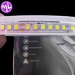 ریسه نواری درایوری لان استار تراکم 180 اصلی چیپ سنان رنگ سفید پشت چسبدار حلقه 20 متری - Image 2