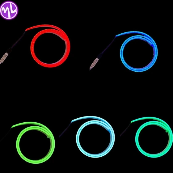 ريسه نئون فلكسى آر جى بى (RGB) ساده ١٢ ولتى جنس درجه يك