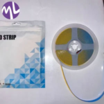 ریسه نواری cob تراکم ۳۲۰ پشت چسبدار ۱۲ولت رنگ آفتابی حلقه 5 متری