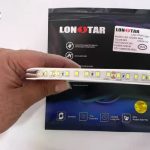 ریسه ال ای دی نواری ۲۴ ولت سفید تراکم 120 برند لان استار حلقه 10 متری - Image 2